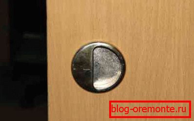 Classic door handle on a sliding interior door. interior sliding mechanism