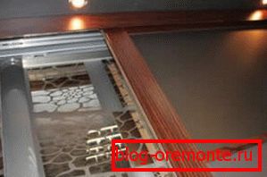 Door cassette. sliding interior doors mechanism