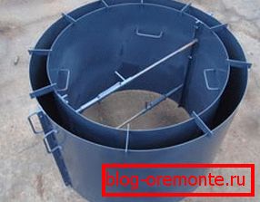 Metal construction that simplifies the production of reinforced concrete rings Metal construction that simplifies the production of reinforced concrete rings