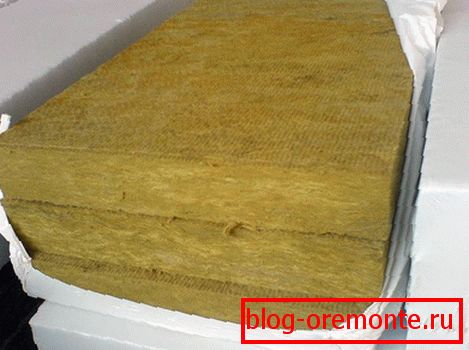 Mineral wool slabs