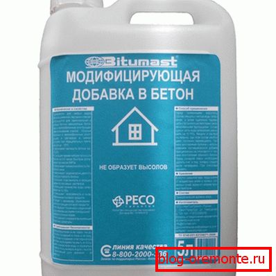 Concrete modifier Concrete modifier