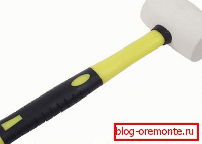 Hammer with rubber shock part Hammer with rubber shock part