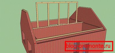 Installation of ridge beam
