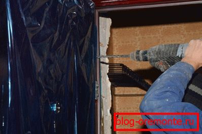 Second way metal door installation