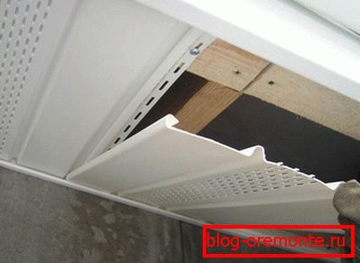 Installation софита
