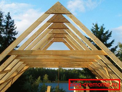 Installation стропильной системы