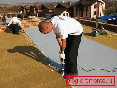 Installation of super diffusion membrane