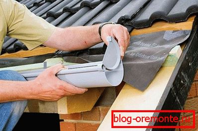 Installation водосточной системы