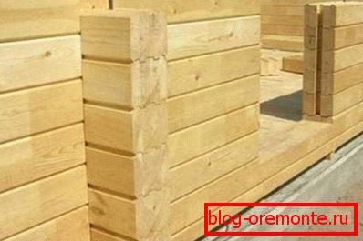 Powerful walls of timber Powerful walls of timber