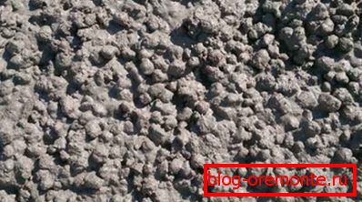 In the photo - the consistency of mortar In the photo - the consistency of mortar