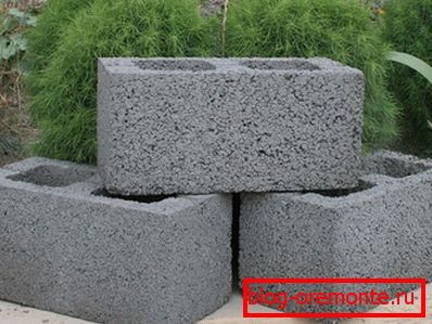 In the photo - the most popular modification of expanded clay blocks In the photo - the most popular modification of expanded clay blocks