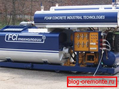 In the photo - equipment for the production of foam concrete In the photo - equipment for the production of foam concrete