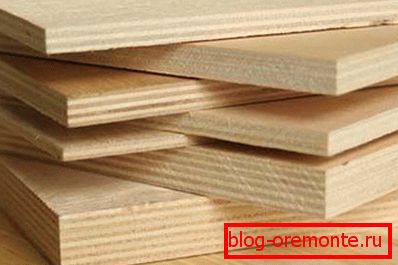 In the photo - samples of multilayer plywood In the photo - samples of multilayer plywood