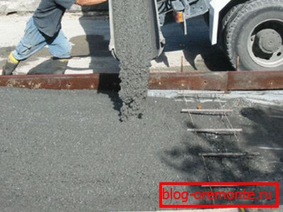 In the photo - the distribution of the solution within the folding formwork In the photo - the distribution of the solution within the folding formwork