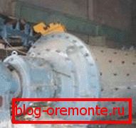 On the photo - ball mill