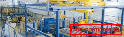 In the photo - a modern line for the production of sleepers of Western European standard. In the photo - a modern line for the production of sleepers of Western European standard.