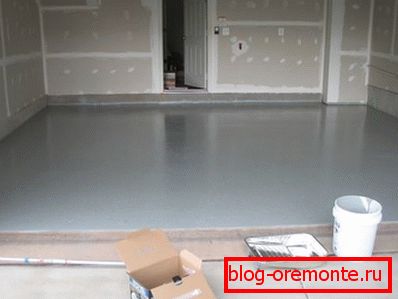 In the photo - reinforced screed In the photo - reinforced screed