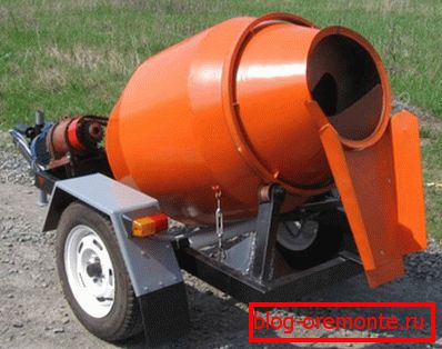 In the photo - installation for the preparation of mortars in limited quantities In the photo - installation for the preparation of mortars in limited quantities