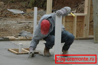 In the photo - the surface can be leveled only before setting. In the photo - the surface can be leveled only before setting.
