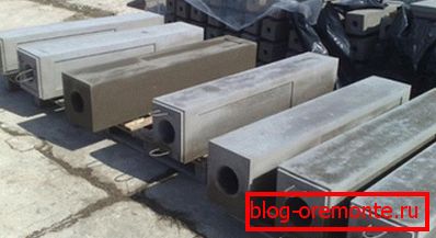 On the photo - reinforced concrete support for the fence. On the photo - reinforced concrete support for the fence.