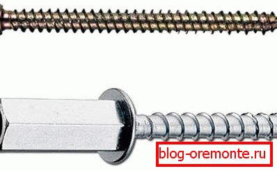 In the photo - nog for fixing elements on a concrete surface In the photo - nog for fixing elements on a concrete surface