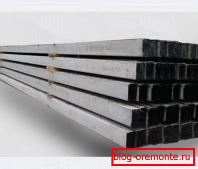 In the photo - rectangular concrete products