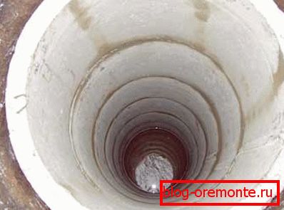 In the photo - the shaft of mine, surrounded by concrete rings. In the photo - the shaft of mine, surrounded by concrete rings.