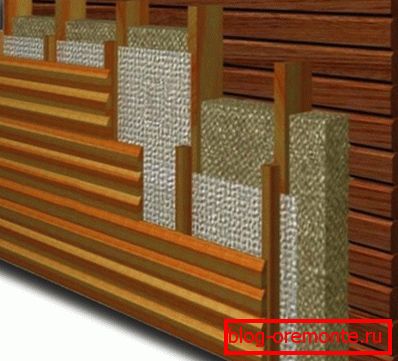 In the photo - the insulation of the house from the inside. In the photo - the insulation of the house from the inside.