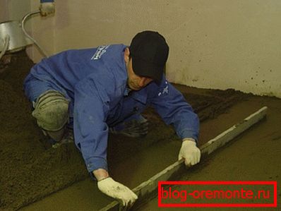On the photo roughing clay floor