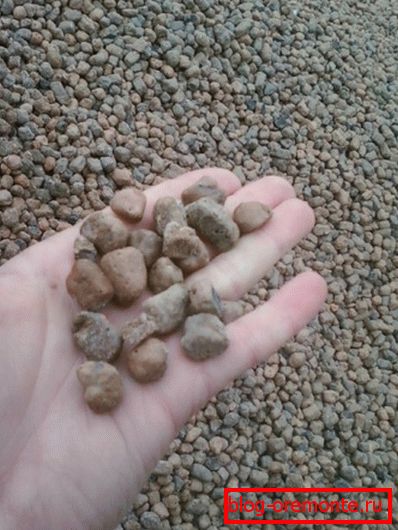 On the photo ceramsite gravel. On the photo ceramsite gravel.