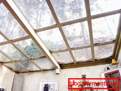 Dust and debris will accumulate on the glass roof.