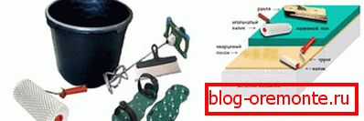 A set of tools and accessories