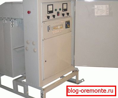 The most common transformer station KTPTO-80. The most common transformer station KTPTO-80.