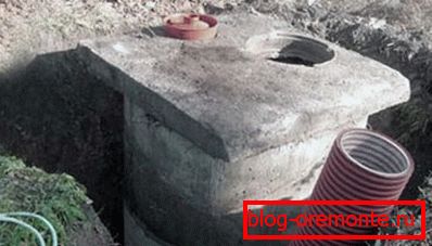 Accumulative drainage concrete well