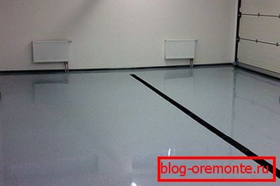 Bulk floor in the garage