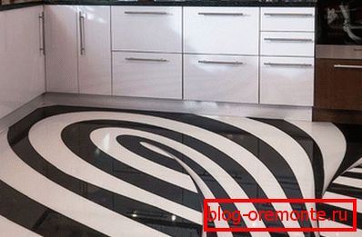 Bulk floor на кухне