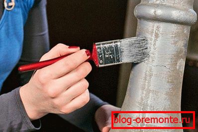 Putting silver alkyd paint (for example, as in this photo), you can give it a more aristocratic look. Putting silver alkyd paint (for example, as in this photo), you can give it a more aristocratic look.