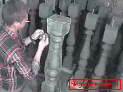Having gained skill, you can quickly produce a large number of balusters. Having gained skill, you can quickly produce a large number of balusters.