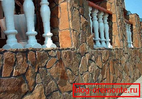 Natural stones for decoration
