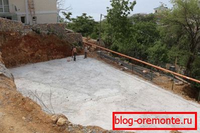 No, this is not the foundation. The site is only prepared for its construction. No, this is not the foundation. The site is only prepared for its construction.