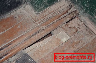 It is necessary to assess the condition of the floor and the lag It is necessary to assess the condition of the floor and the lag