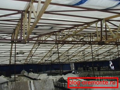 Heating of the structure with the help of teplyak. Heating of the structure with the help of teplyak.