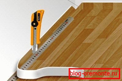 Linoleum trimming Linoleum trimming