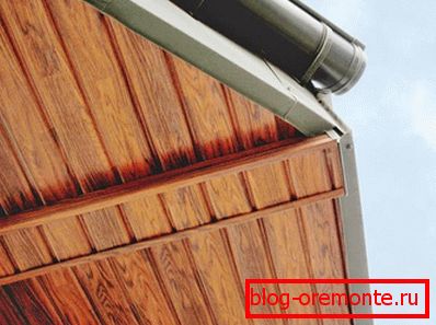 Soffit eaves trimming