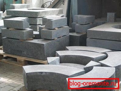 Typically, in the manufacture of such a composition, it is immediately cast into forms to obtain a specific product, and surface casting is used very rarely Typically, in the manufacture of such a composition, it is immediately cast into forms to obtain a specific product, and surface casting is used very rarely