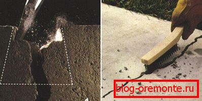 Defect area cleaning Defect area cleaning