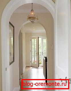 Classic arch decoration of door arches