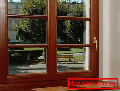 Window frame from oak laminated veneer lumber Window frame from oak laminated veneer lumber