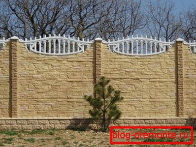 Painted fence. Painted fence.