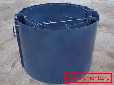 Metal formwork. Metal formwork.